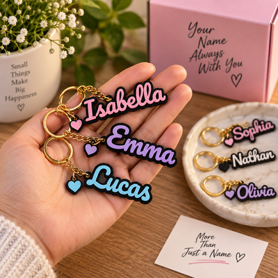 Personalized 3D Name Keychain