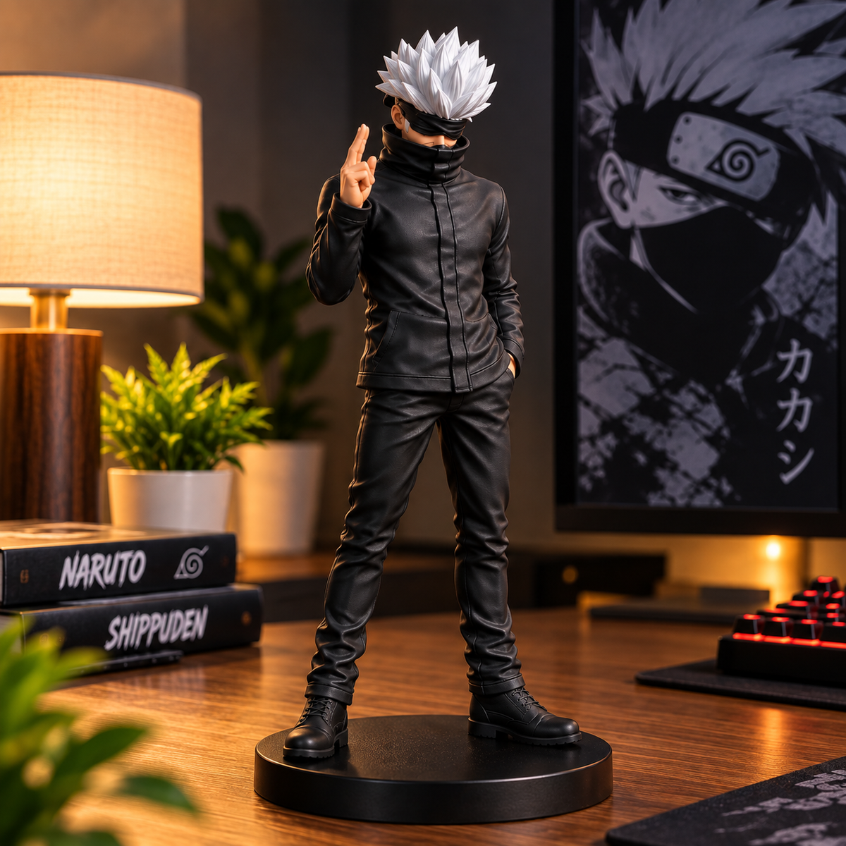 Kakashi Hatake Figurine | Naruto Anime Collectible for Desk & Room Decor