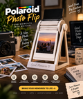 Photo Flip Display | Turn Your Memories One Flip at a Time | Unique Desk Decor