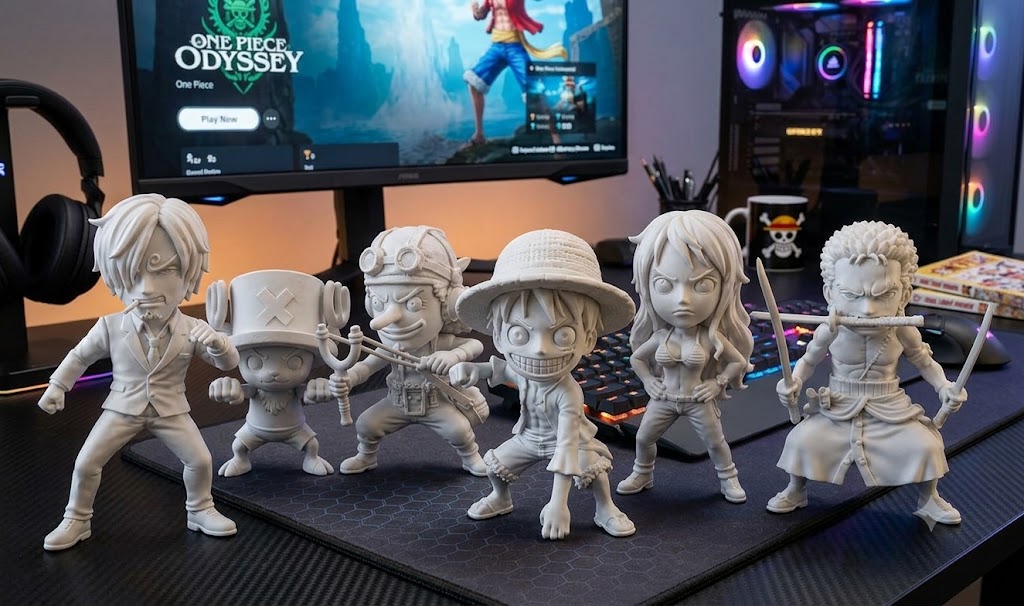 One Piece Luffy & Crew Statue Set | Premium Anime Figures & Collectibles