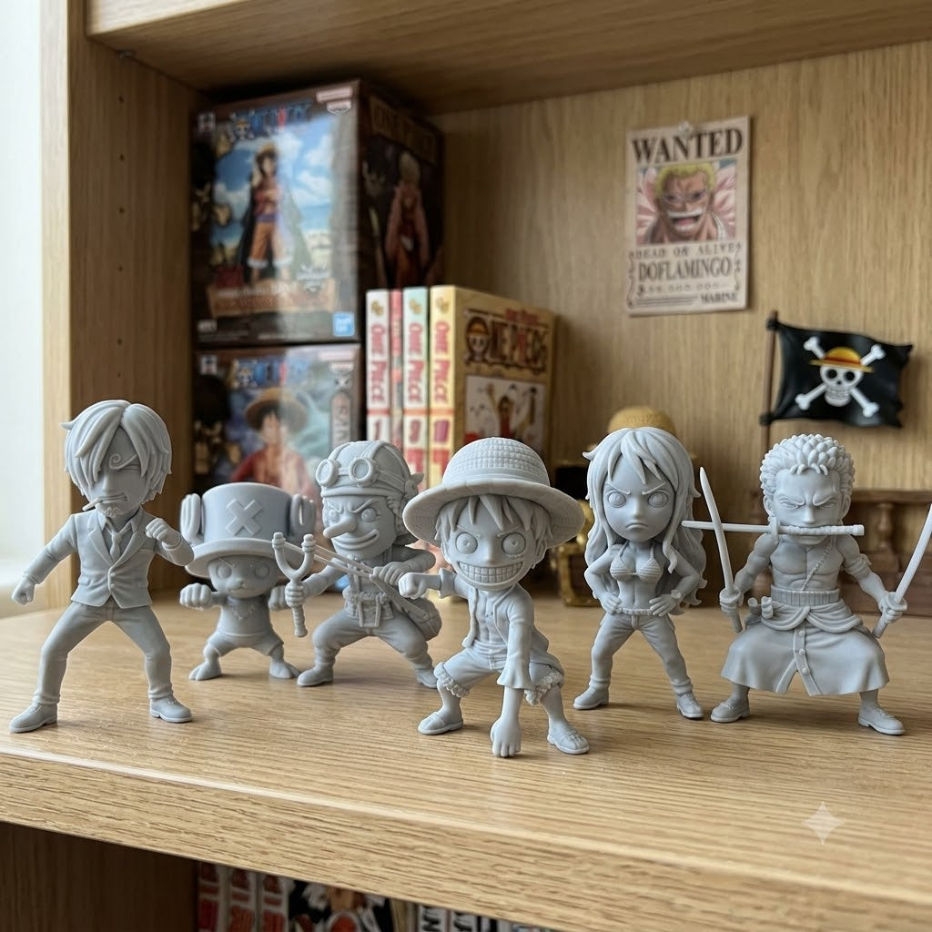 One Piece Luffy & Crew Statue Set | Premium Anime Figures & Collectibles