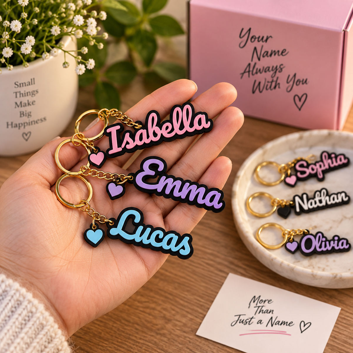 Personalized 3D Name Keychain