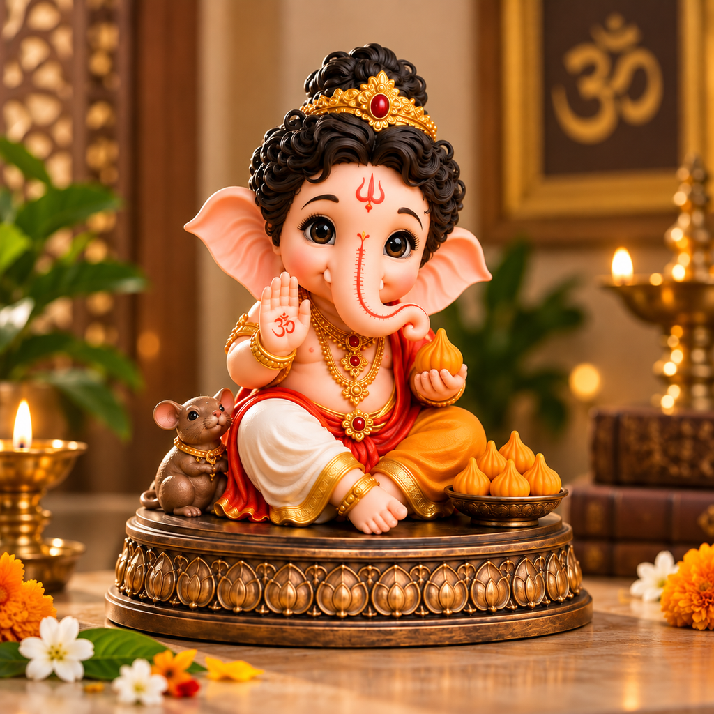Mini Ganesha Ji For Mandir