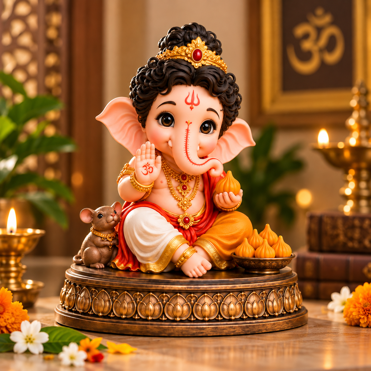 Mini Ganesha Ji For Mandir
