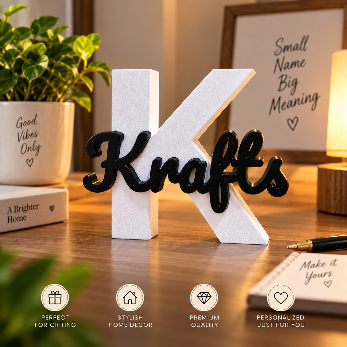 3D Name For Decor