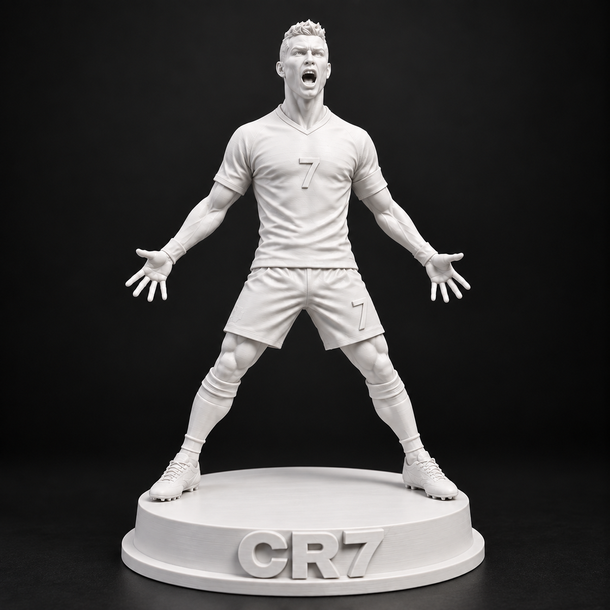 CR7 Football Player Statue