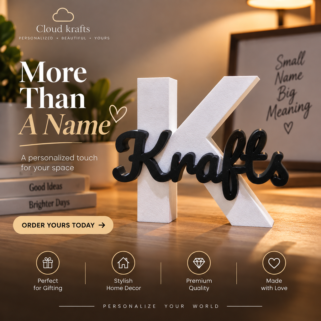 Personalized LED Name Light | Custom Room Décor