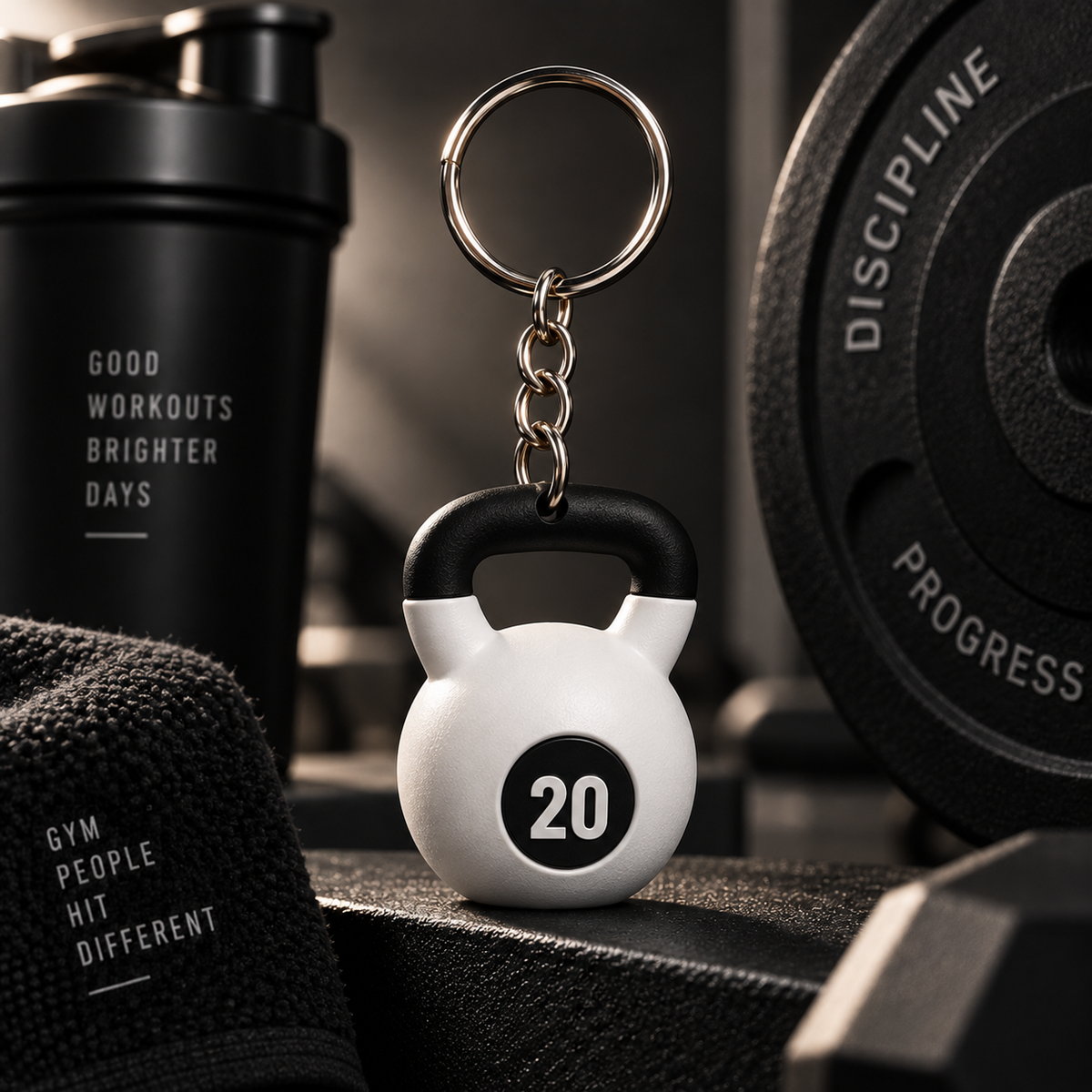 Gym Keychain – Fitness Keyring