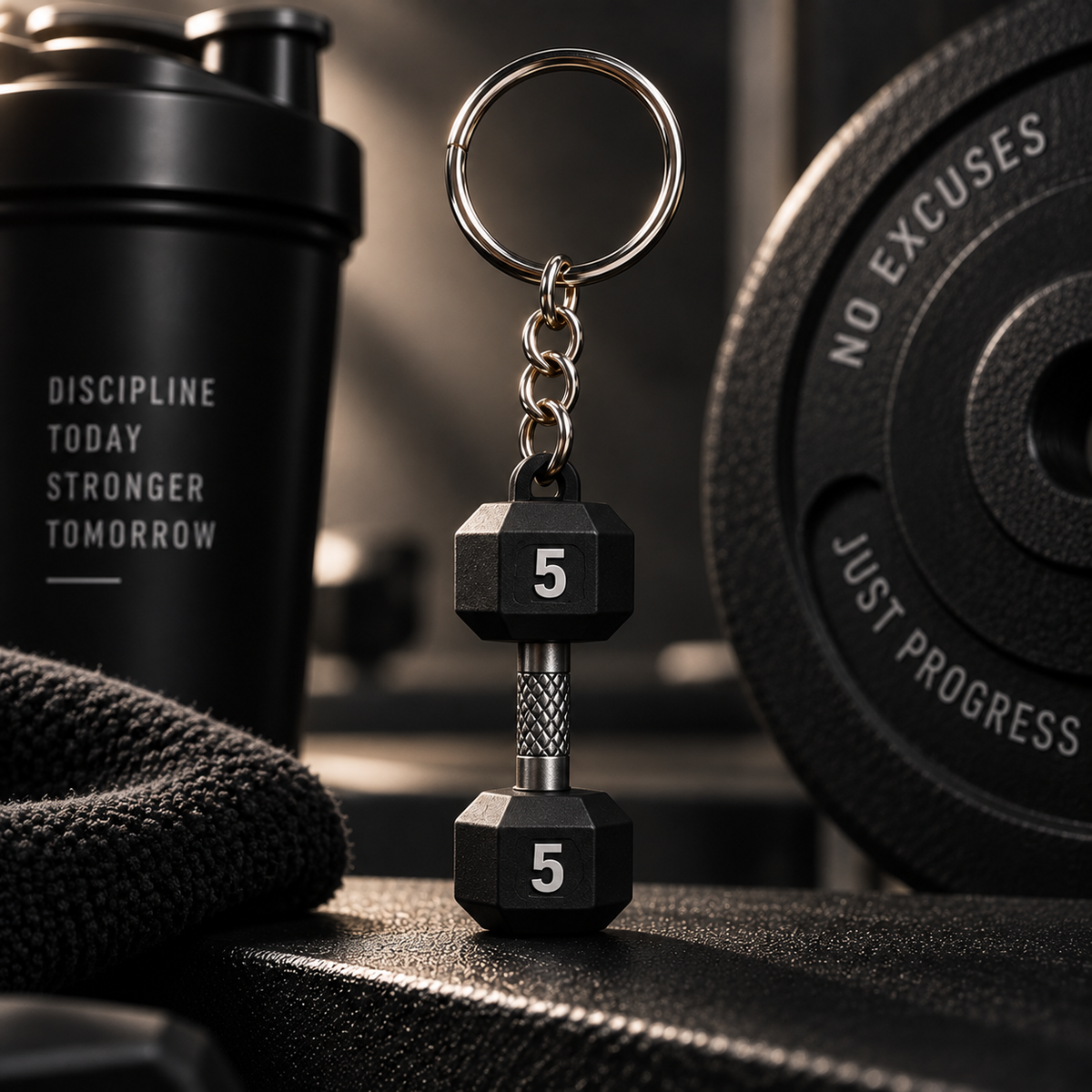 Gym Keychain – Fitness Keyring