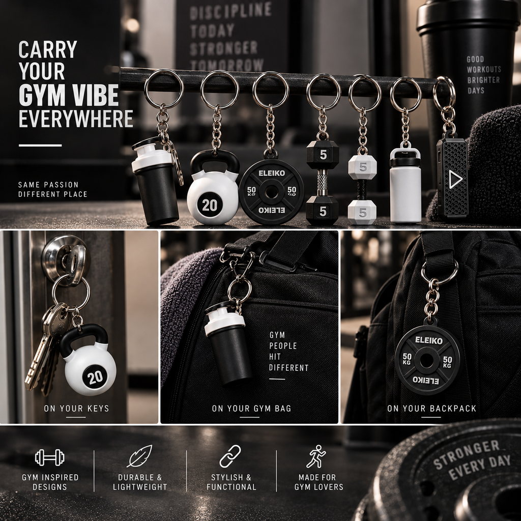 Gym Keychain – Fitness Keyring