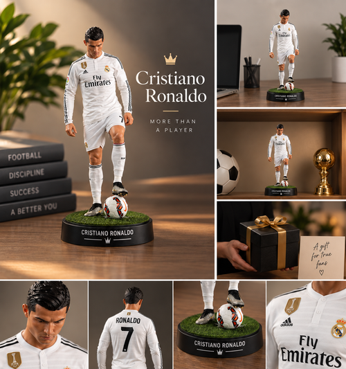Cristiano Ronaldo 3D Printed Figurine | More Than a Player