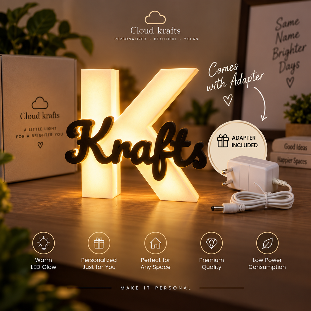 Personalized LED Name Light | Custom Room Décor