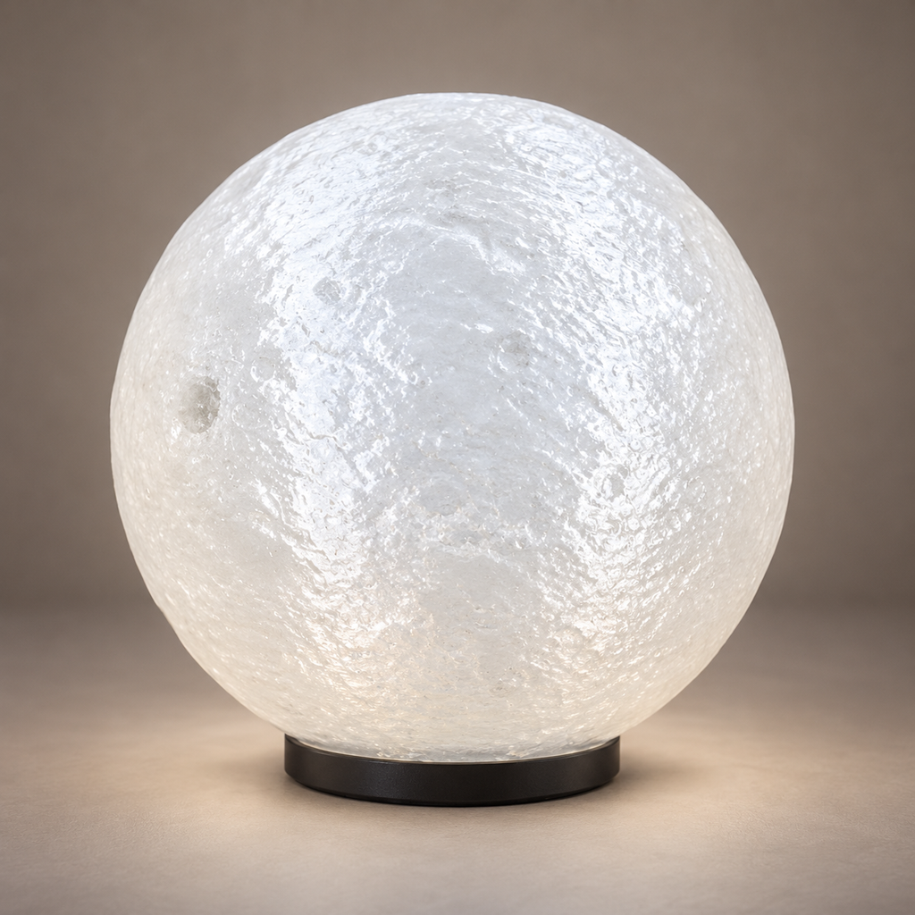 3D Moon Shadow Lamp | Glowing Moon Light for Bedroom & Home Decor