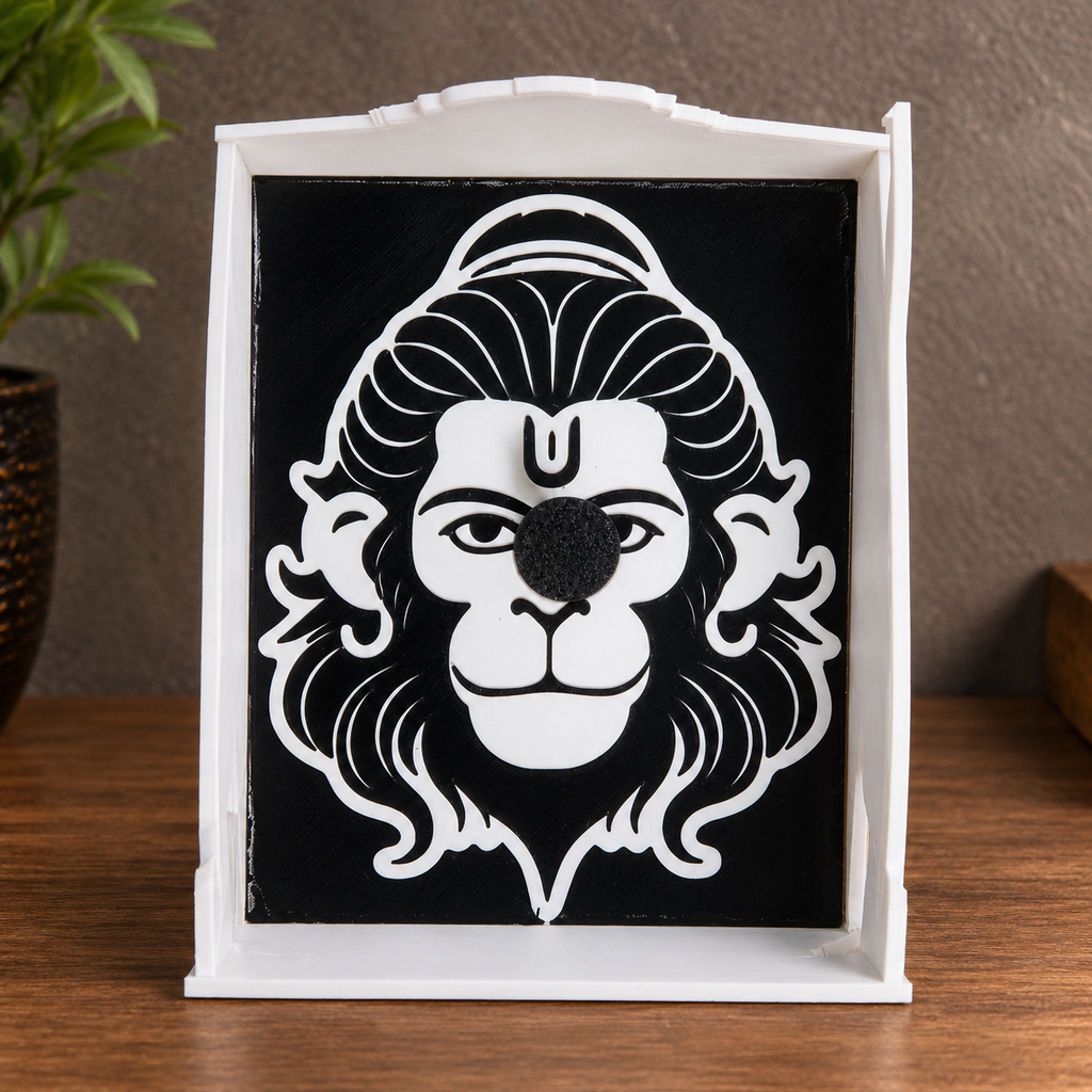 Hanuman Shadow Lamp | 3D LED Wall Light for Home, Pooja Room & Temple Decor