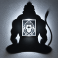 Hanuman Shadow Lamp | 3D LED Wall Light for Home, Pooja Room & Temple Decor