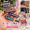 Personalized 3D Name Keychain – Custom Name Keyring