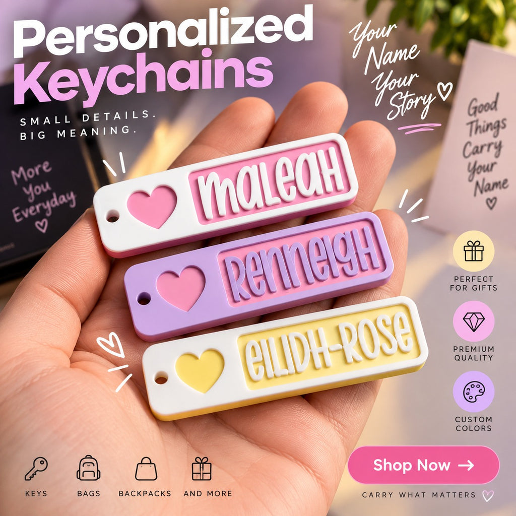 Custom Name Keychain | Personalized Keychains